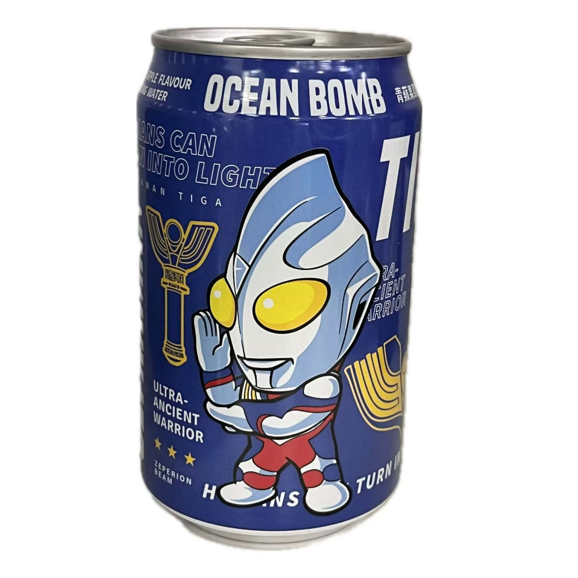 超人力霸王(奥特曼)气泡水青苹果味330g/YHB Superman Sodawasser 