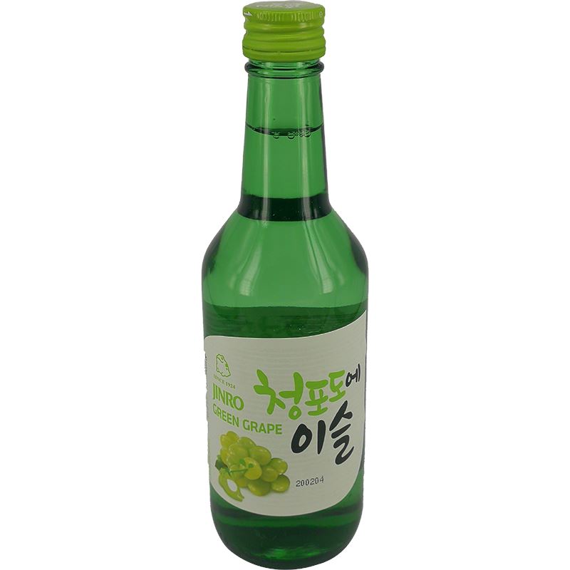 真露 韩国烧酒13度 葡萄味 360毫升 /Jinro Soju Grape Vol. 13% 360ml