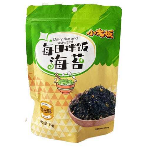 小老板 每日拌饭海苔 肉松海苔 35克 / Gerosteter Meerespflanze für Reis mit Fleischseide 35g TAOKAENOI