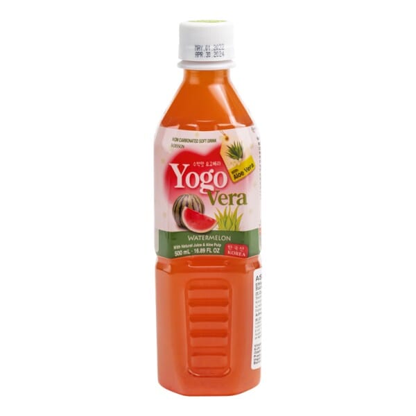 韩国芦荟饮料 西瓜味 500毫升/ Aloe Vera Getränk Wassermelone 500ml YOGOVERA