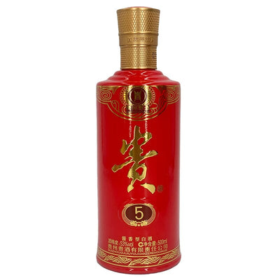 贵州 贵酒5 酱香型 53度 500毫升/Guijiu 5 Alk. 53% 500ml GUIZHOU