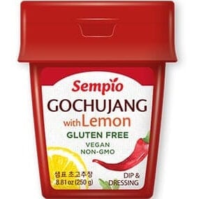 韩国辣椒酱 无麸质 柠檬味 250克/ Paprika Paste Scharf Glutenfrei mit Lemon 250g Sempio