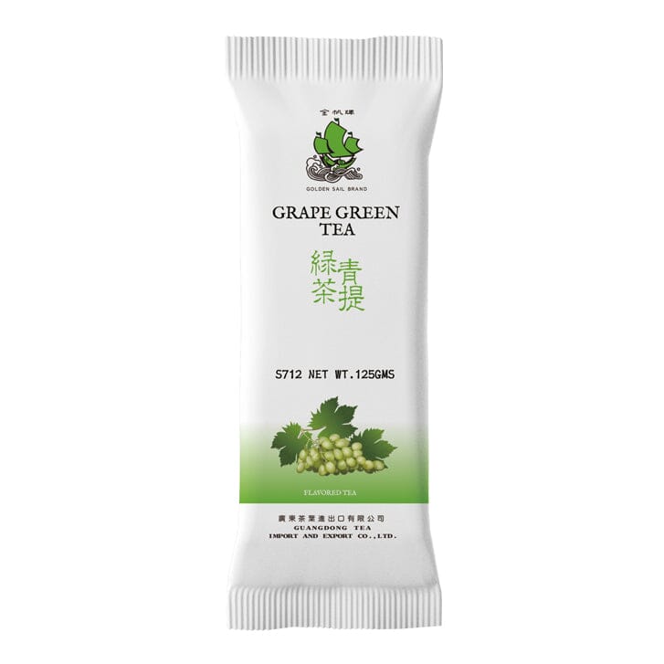 金帆 青提绿茶 125克 /Grüner Tee mit Traubengeschmack 125g GOLDEN SAIL