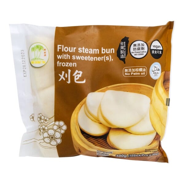 冰冻-Tiefgefroren! 台湾 刈包 荷叶饼 10个装/Teigtaschen Gua Bao 300g TCT