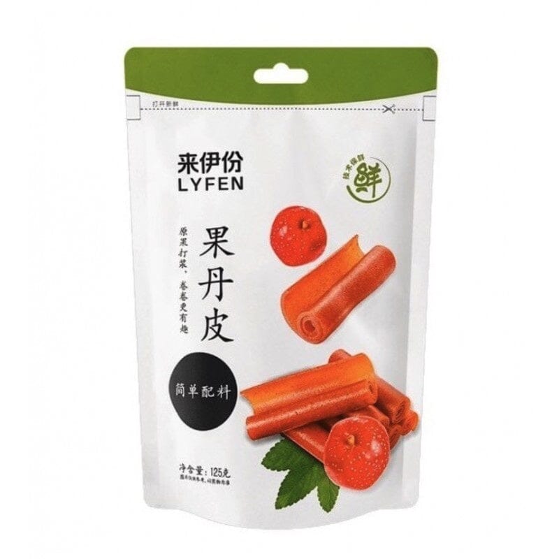 来伊份 果丹皮 125克 /Weißdorn Geleerolle 125g LYF