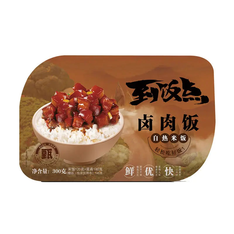 到饭点 自热 卤肉饭 300克 /Selbsterhitzender geschmorter Schweinfleisch mit Reis 300g DFD