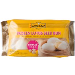 冰冻-Tiefgefroren! 小厨师 莲蓉包 6个 /Hefeklöße mit Lotusfüllung 250g LITTLE CHEF