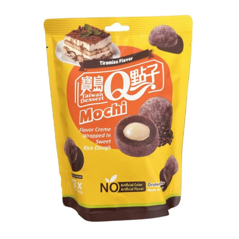 宝岛Q点子 麻糬 提拉米苏味 180克 /Mochi Krebreis Kuchen Tiramisu 180g TW