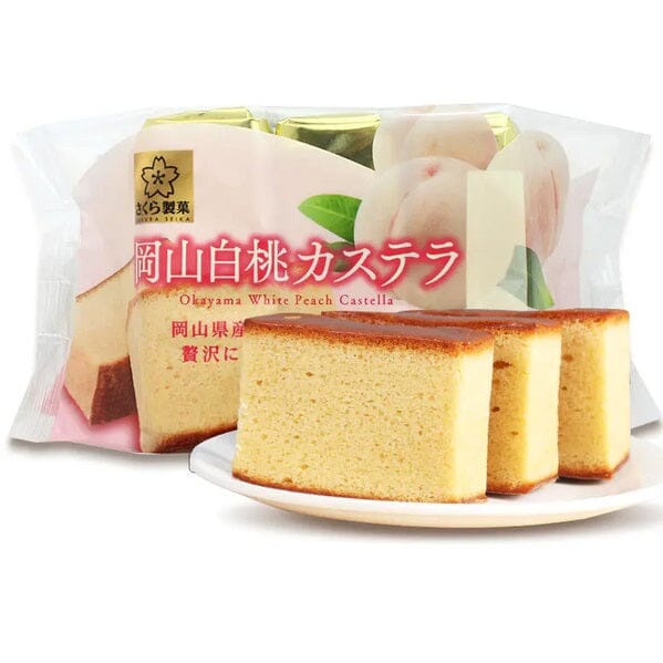 日本樱花精果蛋糕 白冈山桃子 130克/Japanischer Sakura Seika Kuchen mit weißer Okayama Pfirsich 130g HFood