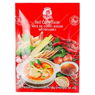 公鸡牌 红咖喱酱 50克 / Rote Currypaste 50g COCK BRAND