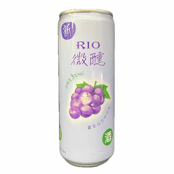 RIO微醺3度 白兰地鸡尾酒 紫葡萄味 330毫升 /RIO Light Cocktail Premix TRAUBE Weinbrand 3%Vol. 330ml