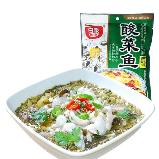 白家 酸菜鱼调料 200克 /Sauerkrautsauce für Fisch klassisch 200g BAIJIA