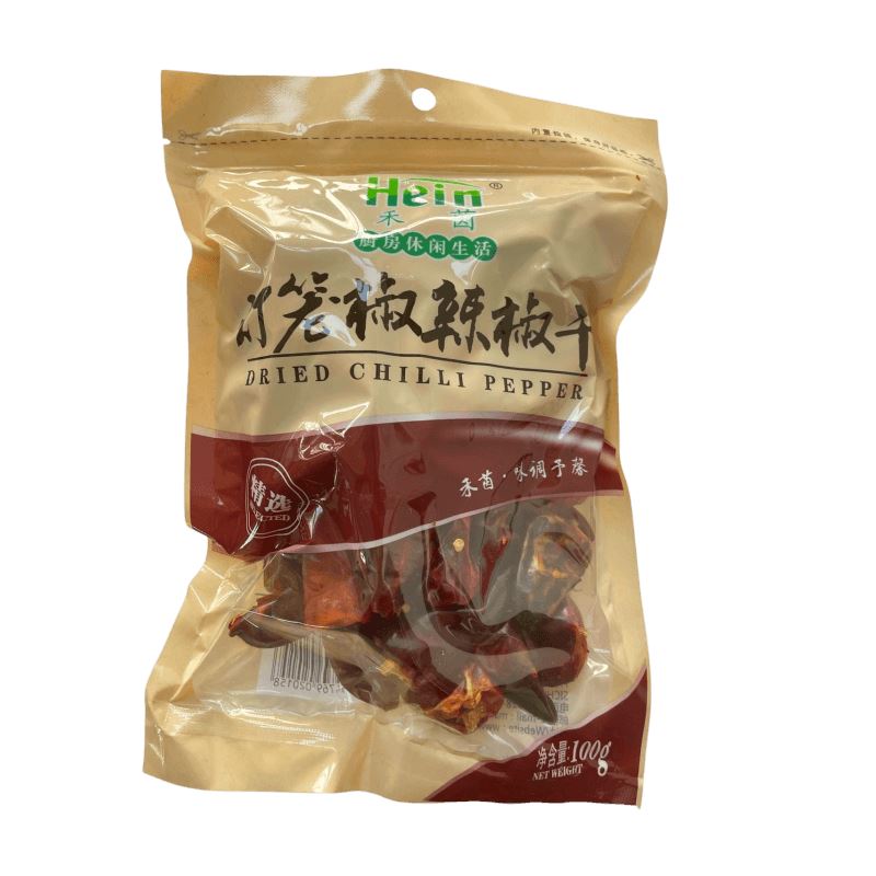 禾茵 干辣椒 灯笼椒辣椒干 100克 /Getrocknete Chili 100g Hein