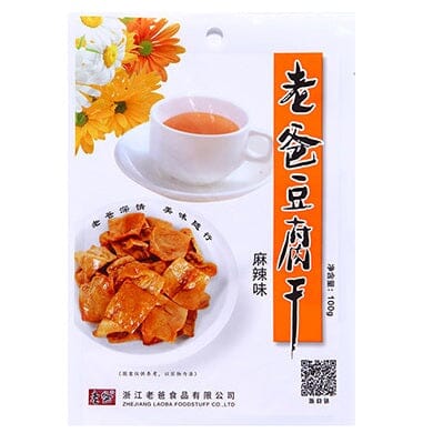 老爸 豆腐干 麻辣味 100克 /Tofu Snack scharf 100g DAD