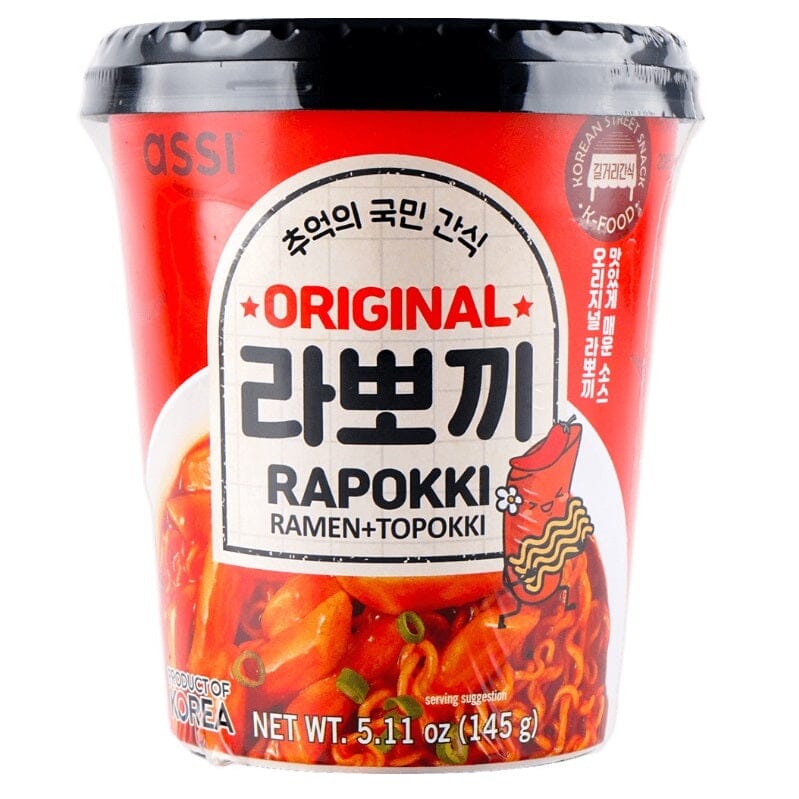 韩国Assi 拉面炒年糕 原味 145克 / Ramen mit Reiskuchen Original 145g ASSI