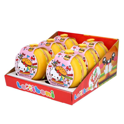 凯蒂猫 汉堡惊喜盒 含糖果 1个 /Hello Kitty Hamburger Überraschungsbox mit Bonbon 1 Stück Lolliboni