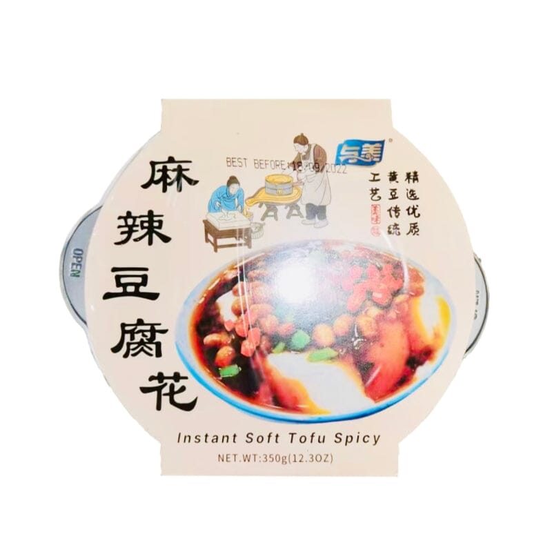 与美 自热 即食 麻辣豆腐花 350克 /Selbsterhitzende Verzehrfertiger würziger Tofu-Pudding 350g Yumei