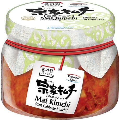 韩国宗家府 泡菜 辣白菜 片 罐装400克 /Mat Kimchi 400g JONGGA