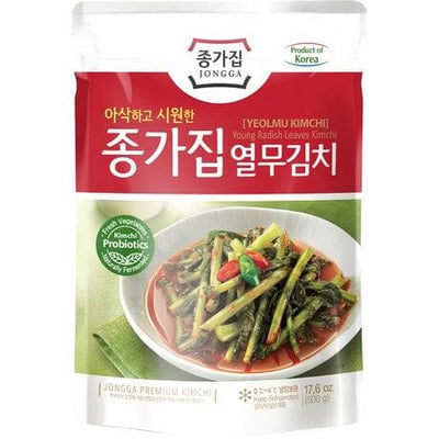宗家府 萝卜叶泡菜 500克/ Kimchi Yeolmu 500g JONGGA