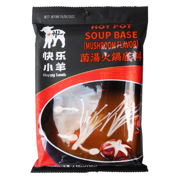 快乐小羊 菌汤火锅底料 130克 /Hot Pot Suppen Basis Pilz Geschmack 130g