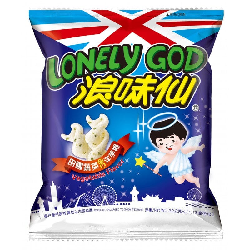 浪味仙 田园蔬菜味 16克 /Kartoffelchip Gemüse LONELYGOD 16g WANT WANT