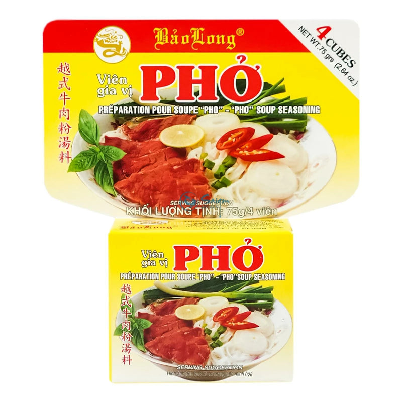 越式牛肉粉汤料75克 /Bouillonwürfel Rindfleisch Pho Bo 75g BAO LONG