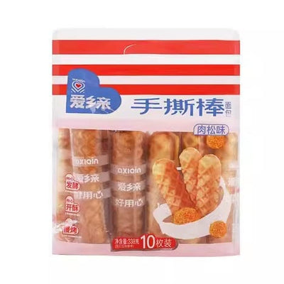 爱乡亲 手撕棒面包 肉松味 338克 /Brotstangen Fleischflockengeschmack 338g AIXIANGQIN