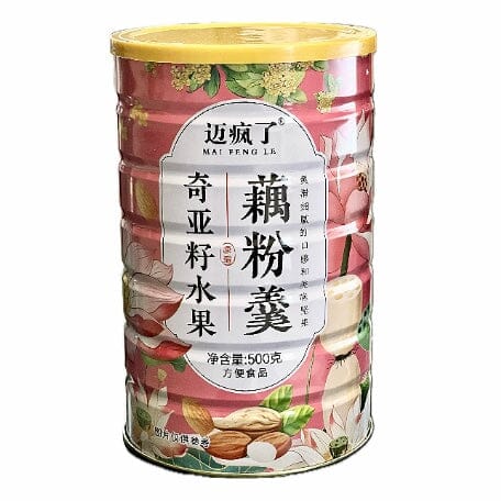 藕粉羹 奇亚籽水果味 500克/Lotuswurzelpulver mit Chiasamen und Obst 500g MFL