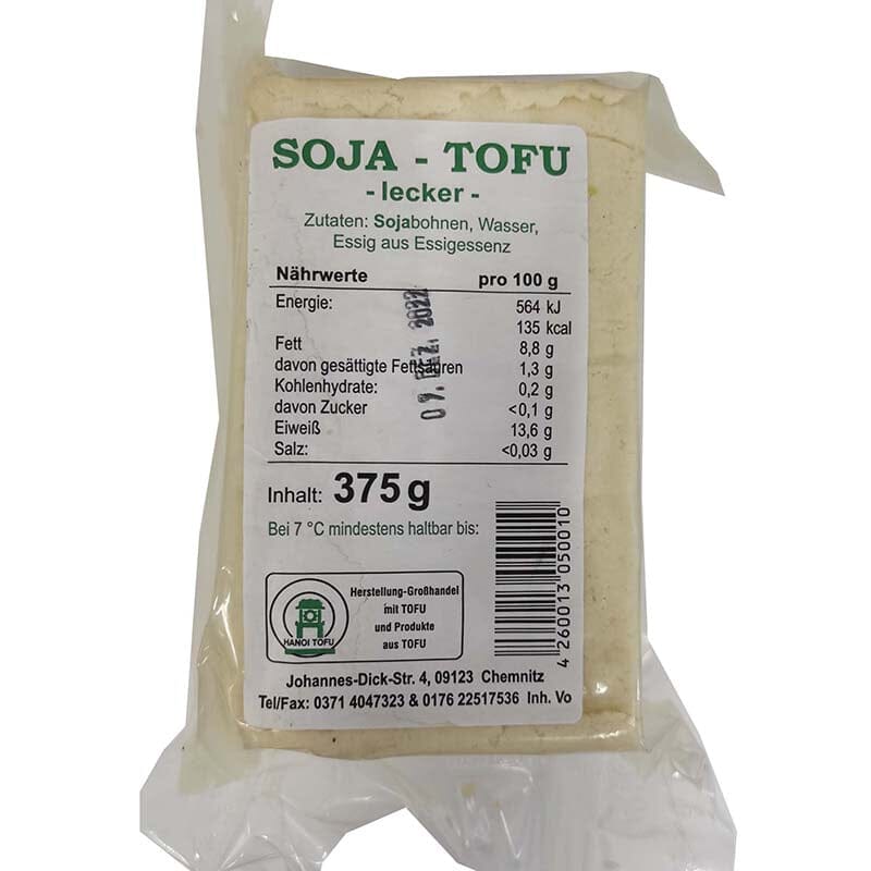 -Nicht zum Versand- 豆腐 袋装 375克/Soja Tofu 375g