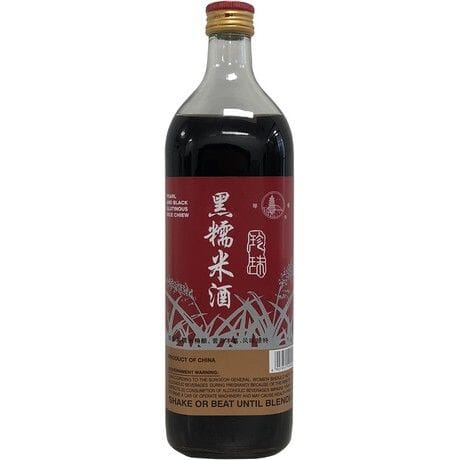 郑万利 黑糯米酒 750毫升 /ZW Alkoholhaltiges Getränk aus Schwarzer Klebreis 750ml