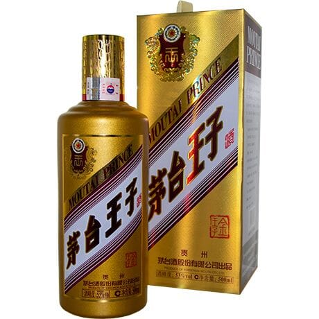 金标茅台王子酒 53度 500毫升 /Brandwein Golden Prince 53% Alc. KWEI CHOW 500ml