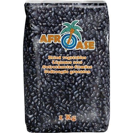 AFROASE 黑豆 1公斤/ Schwarze getrocknete Bohnen 1kg AFROASE