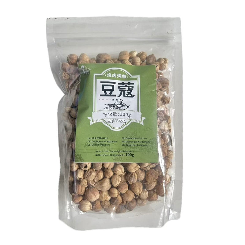 山山得久 白豆蔻 100克 /Getrocknete weißer Kardamom 100g