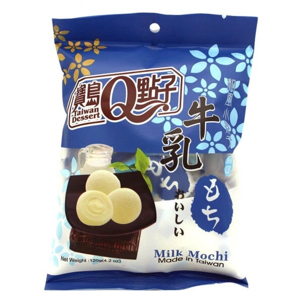 宝岛Q点子 麻糬 鲜奶大福 120克 /Mochi mit Milch 120g TW