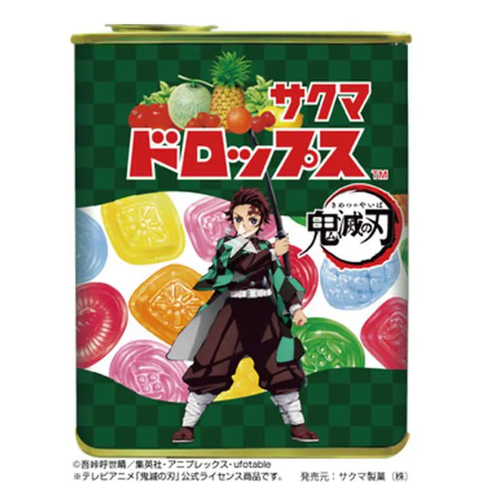 水果硬糖 鬼灭之刃限定 71克 /Bonbons mit Obstgeschmack Demon Slayer Kimetsu no Yaiba 71g Sakuma