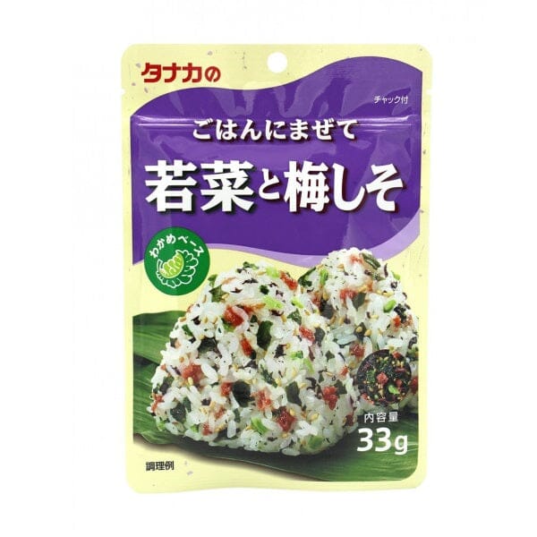 田中食品 蔬菜梅子紫苏 拌饭调味料 31克 /Furikake Wakana Ume Shiso 31g TANAKA FOOD