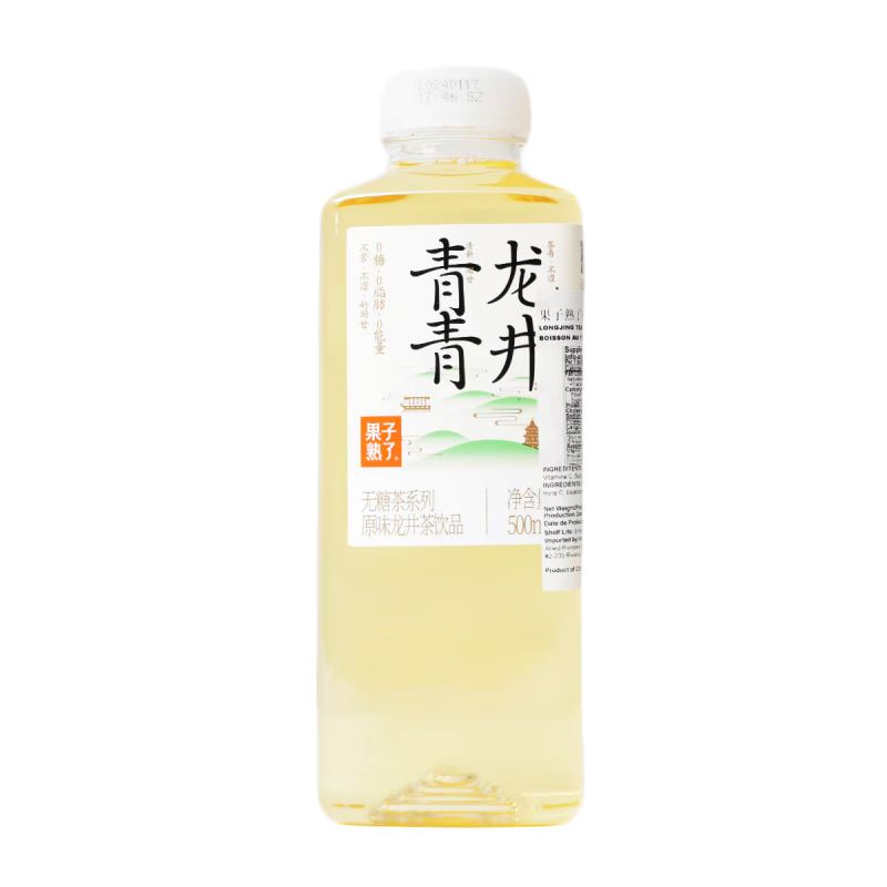 果子熟了 青青龙井茶 原味 500毫升 /Longjing Tee Grüntee 500ml GZSL