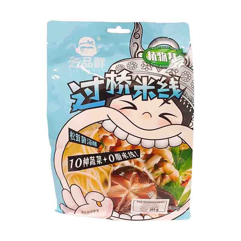 云品鲜 过桥米线 松茸菌汤味 265克 /Süßkartoffelnudel mit Geschmack einer MatsutakePilzsuppe 265g