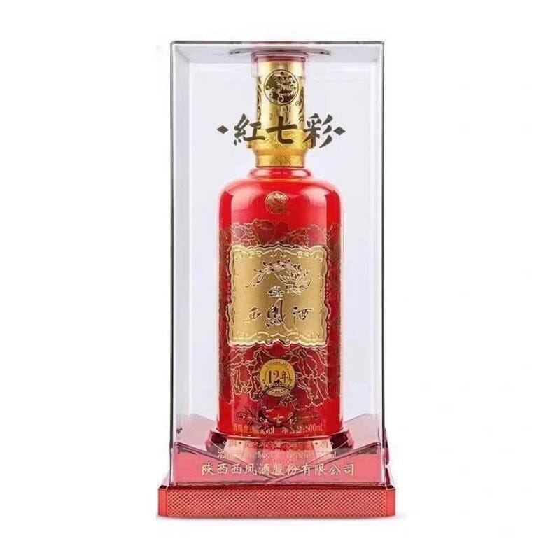 西凤酒 52度西凤酒 红七彩(12年) 500毫升 /Chinesische Spirituose Alk. 52% vol. XIFENGJIU Rot 500ml