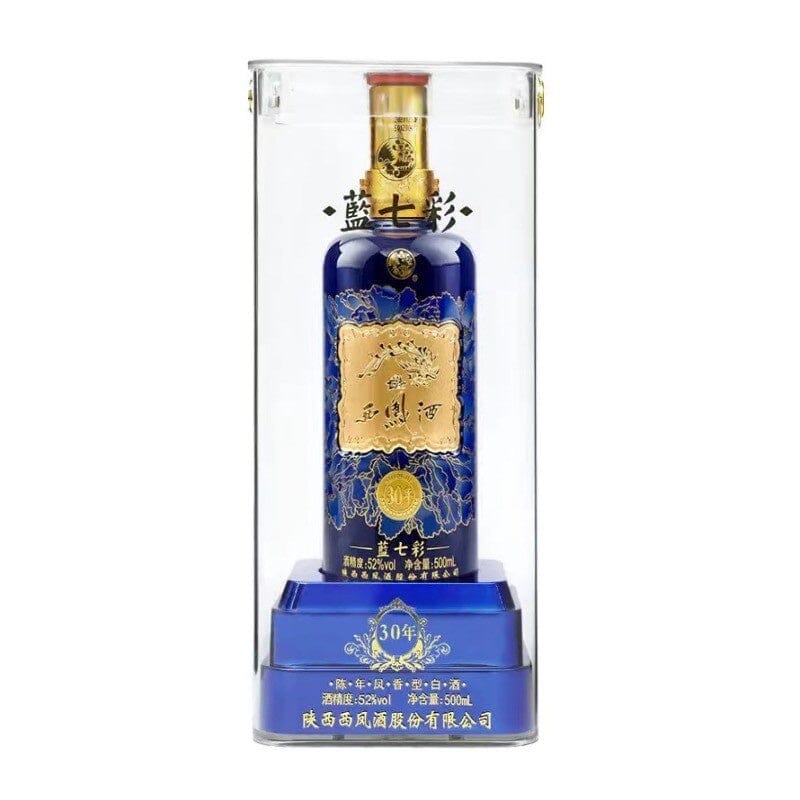 西凤酒 52度西凤酒 蓝七彩(30年) 500ml/Chinesische Spirituose Alk. 52% vol. XIFENGJIU Blau 500ml