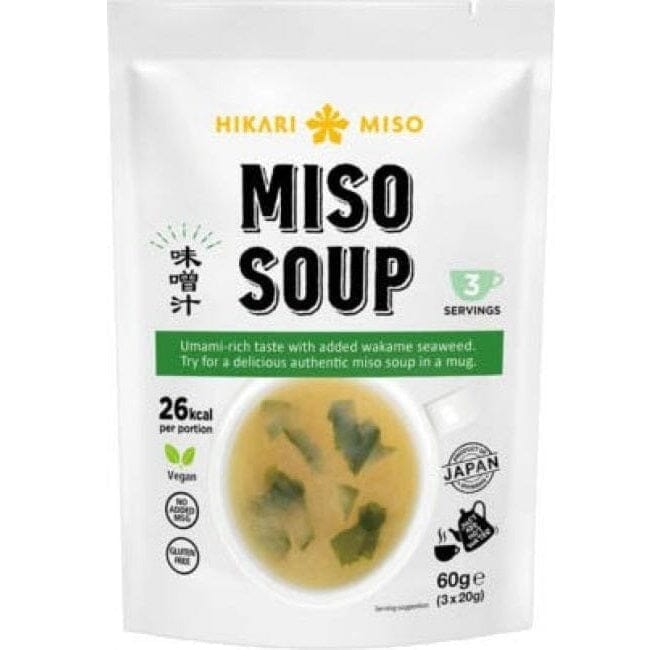 Hikari 味增汤 60克 /Instant Miso Suppe 3 Portionen 60g Hikari