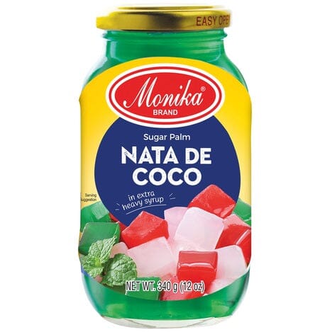 椰果肉 绿 340克 /Nata de Coco Grün Gezuckert 340g MONIKA