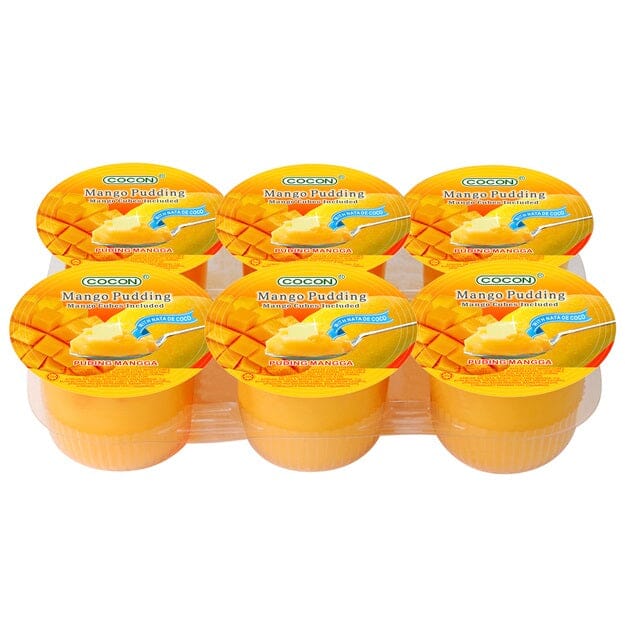 芒果果冻布丁 6个 /Mango Pudding Nata de Coco Würfel 708g Cocon