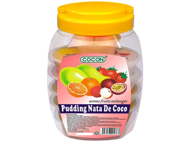 什锦椰果布丁果冻 1.28公斤 /Pudding mit Nata de Coco (Sortiment) 1,28kg Cocon