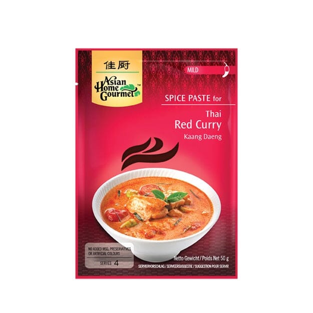 佳厨 泰式红咖喱 调味酱 50克 /Rotes Thai Curry Würzpaste 50g AHG