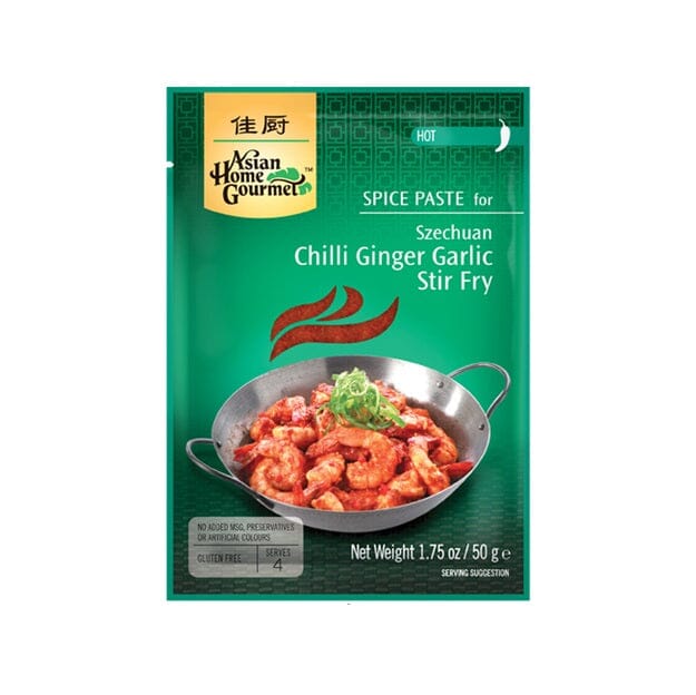 佳厨 川式麻辣香锅 调味酱 50克 /Szechuan Chili-Ingwer-Knobl. Wokgericht 50g AHG