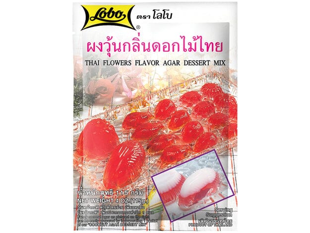 泰国 清真 混合花香琼脂甜点 115克/Dessertmix Blumen Agar Btl 115g LOBO