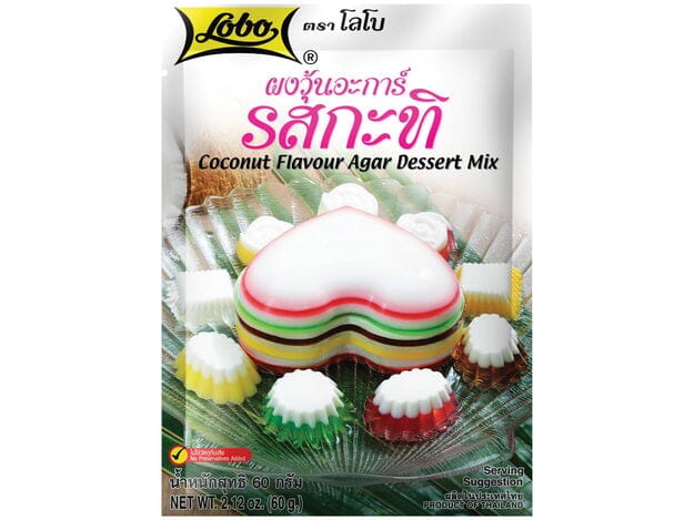 泰国 清真 椰子味琼脂甜点 60克/Dessertmix Kokos Agar Btl 60g LOBO