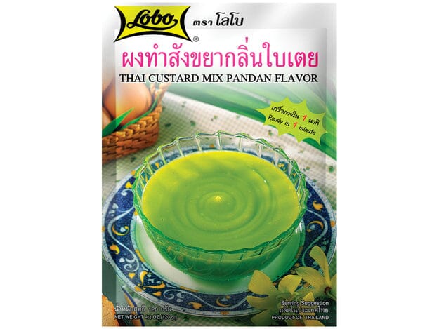泰国 清真 斑斓味布丁粉 120克/HALAL Pudding thail. Pandan Btl 120g LOBO