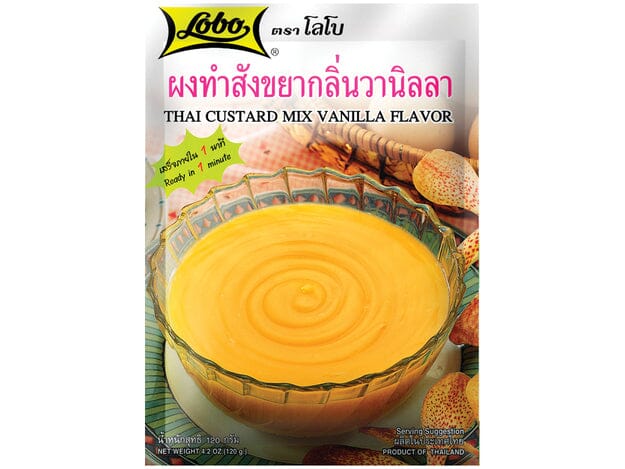 泰国 清真 香草味布丁粉 120克 /HALAL Pudding thail. Vanille Btl 120g LOBO